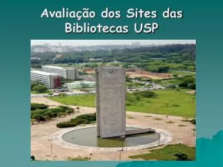avalia o dos sites das bibliotecas usp