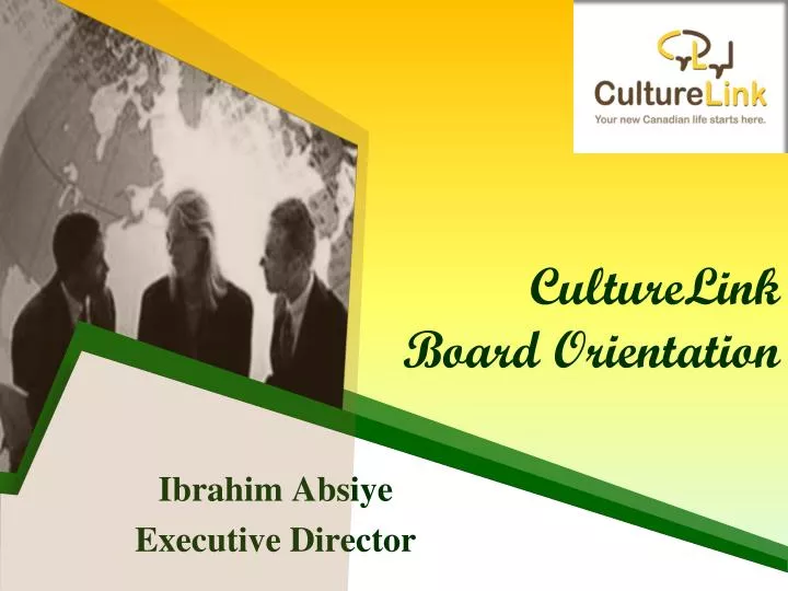 culturelink board orientation