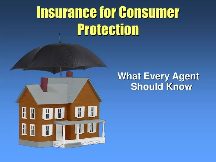 insurance for consumer protection
