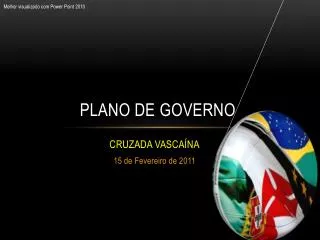 plano de governo