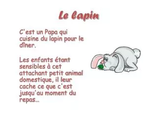 le lapin