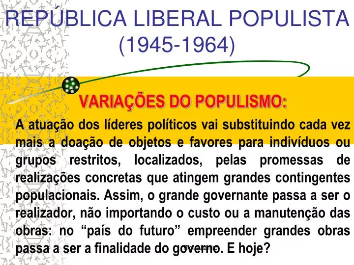 rep blica liberal populista 1945 1964
