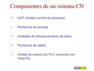 componentes de un sistema cn