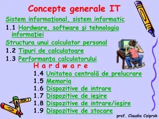 concepte generale it