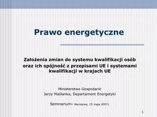 prawo energetyczne