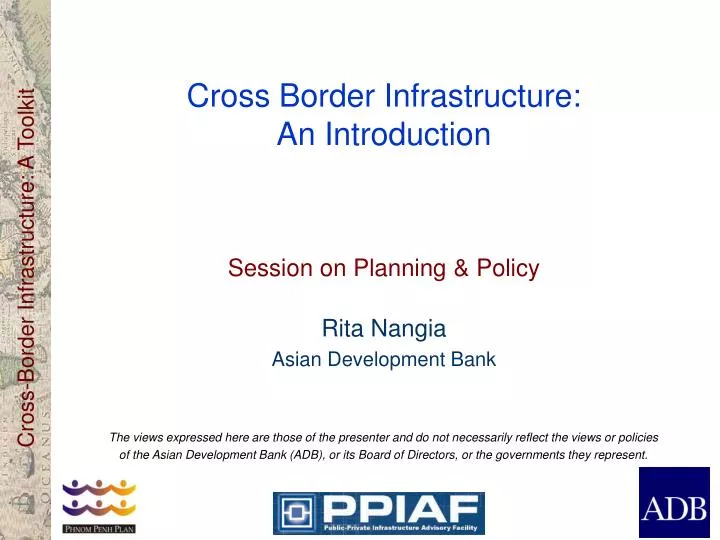 cross border infrastructure an introduction