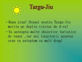 targu jiu
