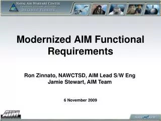 Modernized AIM Functional Requirements