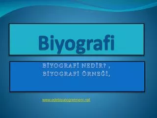 biyografi
