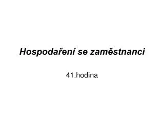 hospoda en se zam stnanci