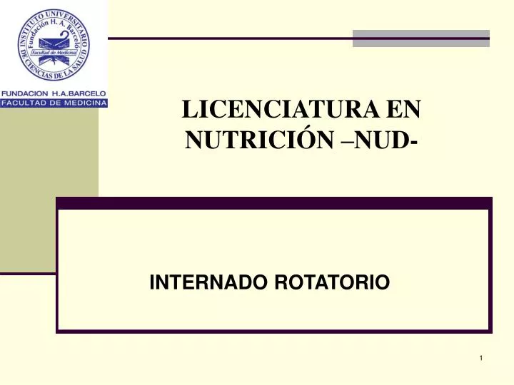 licenciatura en nutrici n nud