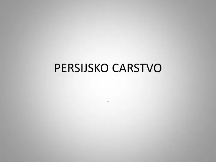 persijsko carstvo