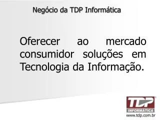 neg cio da tdp inform tica