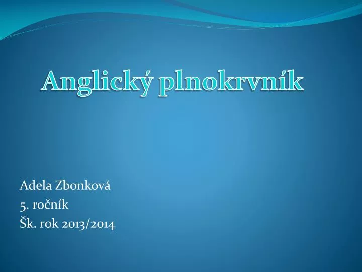 adela zbonkov 5 ro n k k rok 2013 2014