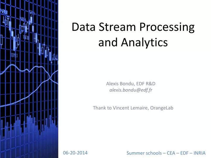 data stream processing and analytics