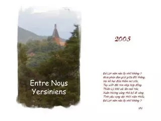 entre nous yersiniens