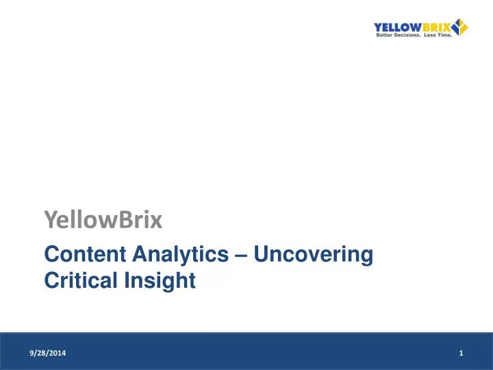 content analytics uncovering critical insight