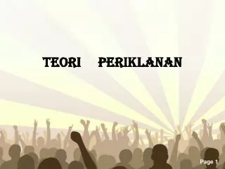 teori periklanan