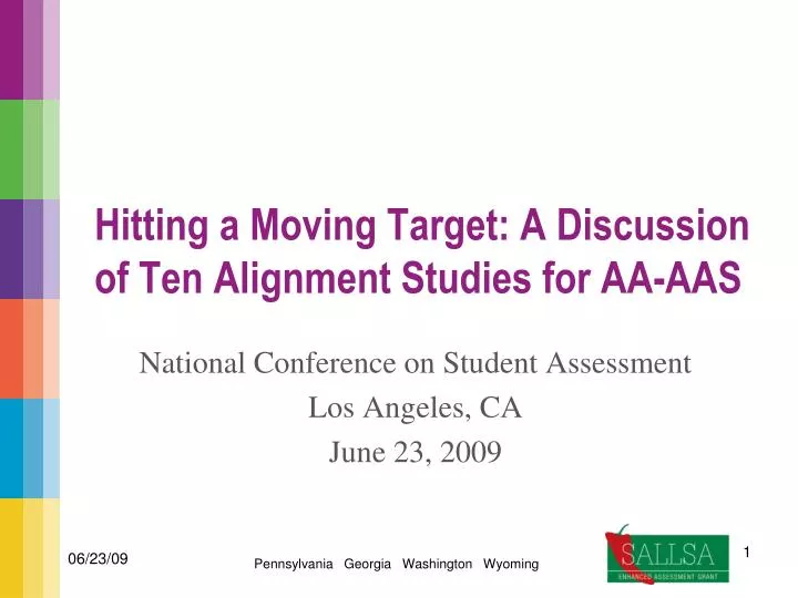 hitting a moving target a discussion of ten alignment studies for aa aas