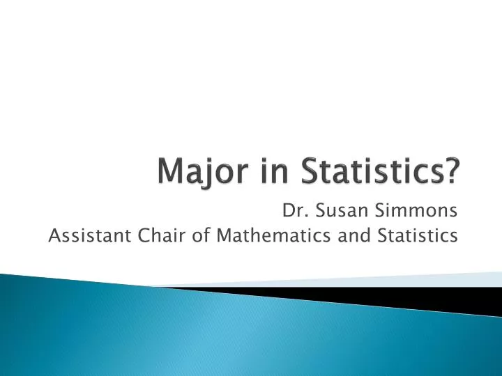 major in statistics