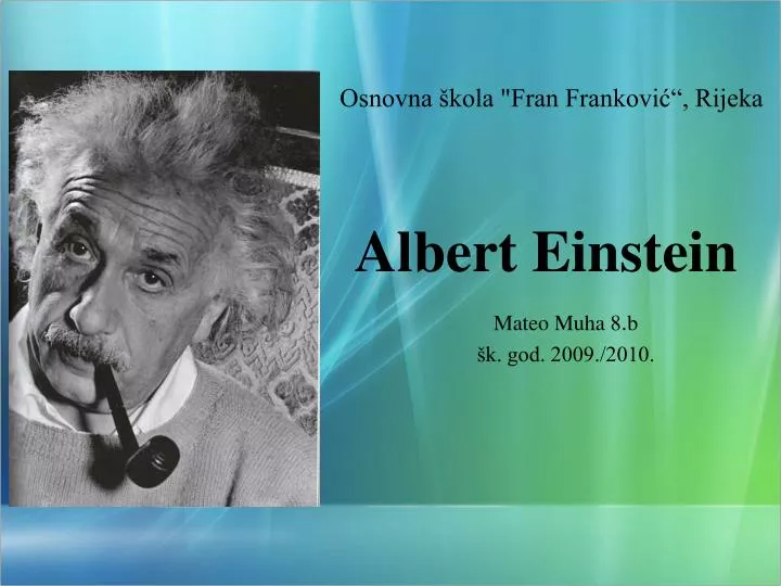 albert einstein