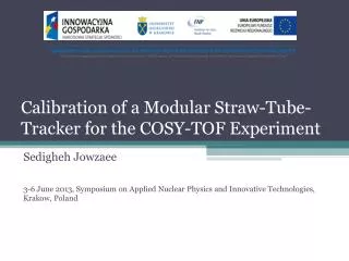 Calibration of a Modular Straw-Tube-Tracker for the COSY-TOF Experiment