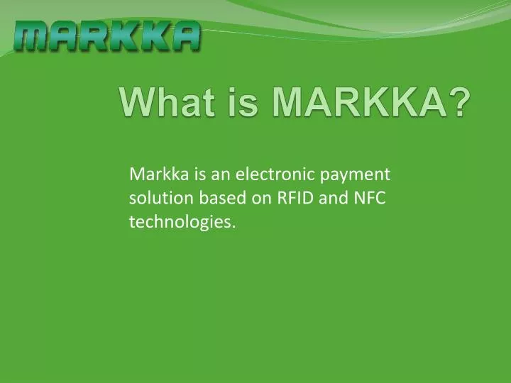 what is markka