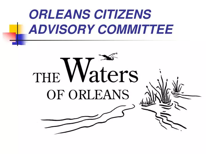orleans citizens advisory committee