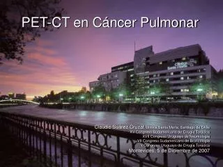 pet ct en c ncer pulmonar