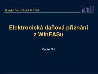 elektronick da ov p izn n z winfasu