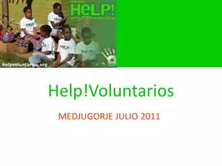 help voluntarios