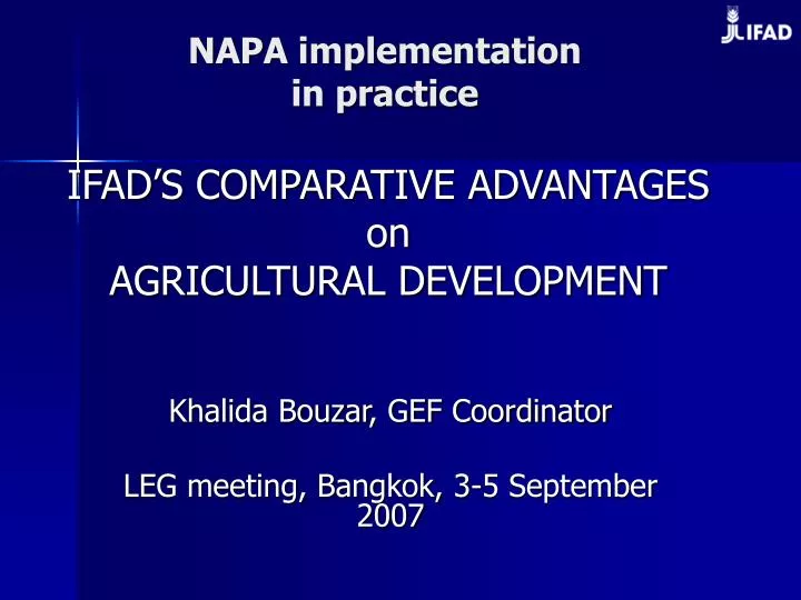 napa implementation in practice