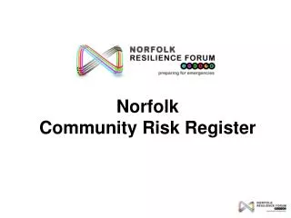 Norfolk Community Risk Register