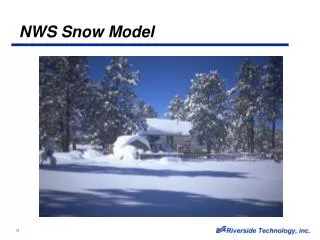 nws snow model