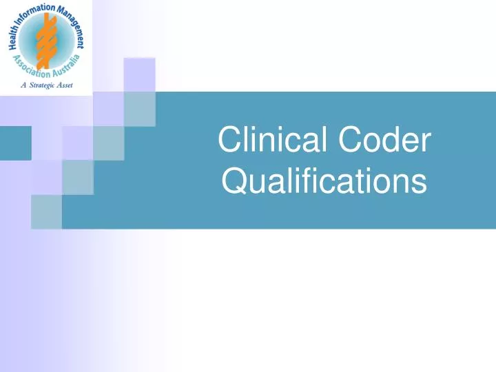 clinical coder qualifications