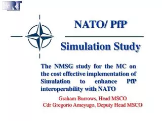 NATO/ PfP Simulation Study