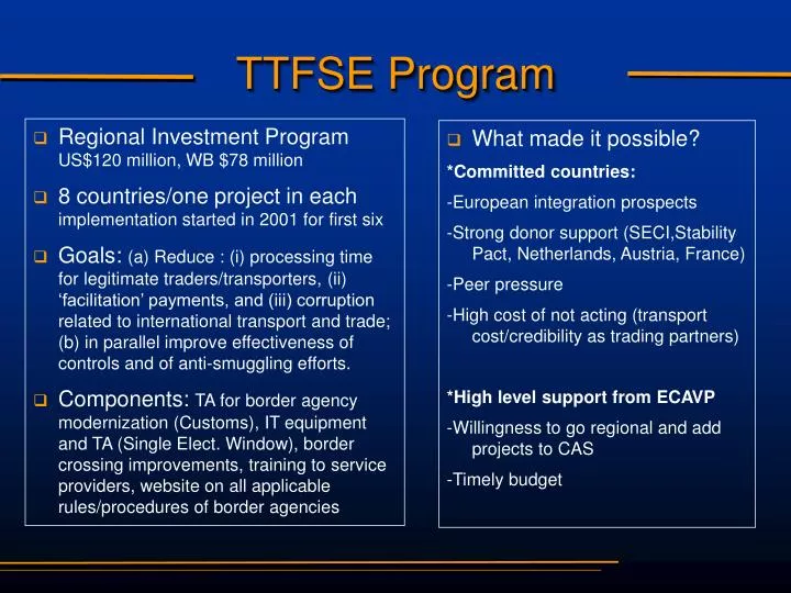 ttfse program