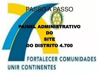passo a passo