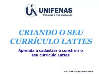 aprenda a cadastrar e construir o seu curr culo lattes