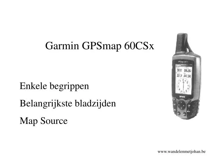garmin gpsmap 60csx