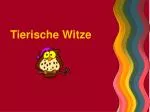Tierische Witze - slide 1