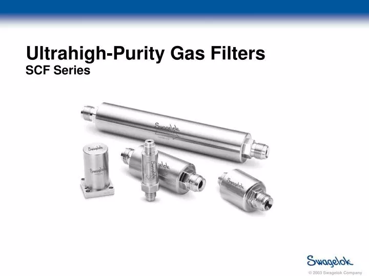 ultrahigh purity gas filters