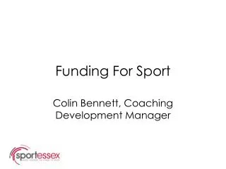 Funding For Sport