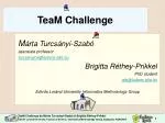 TeaM Challenge - slide 1