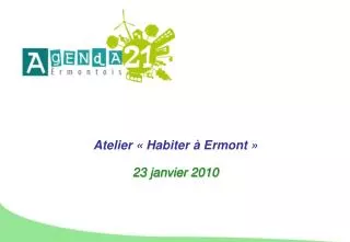 atelier habiter ermont 23 janvier 2010