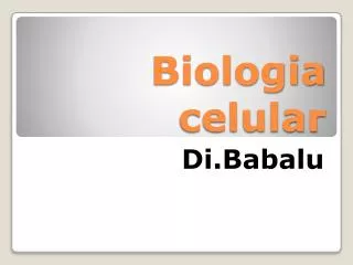 biologia celular