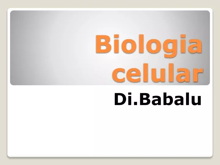 biologia celular