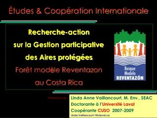 tudes coop ration internationale