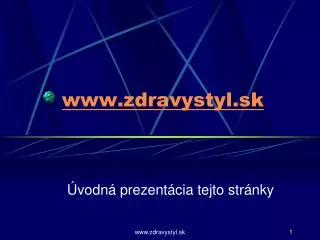 www zdravystyl sk