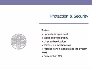 Protection &amp; Security